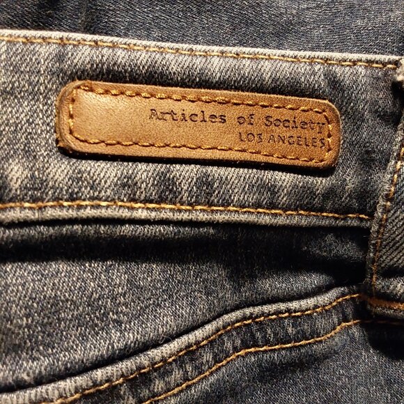 Articles of Society - Kendra Low Rise Baby Boot Retro Blue Jeans - 28 x 31 (6) - Picture 7 of 11